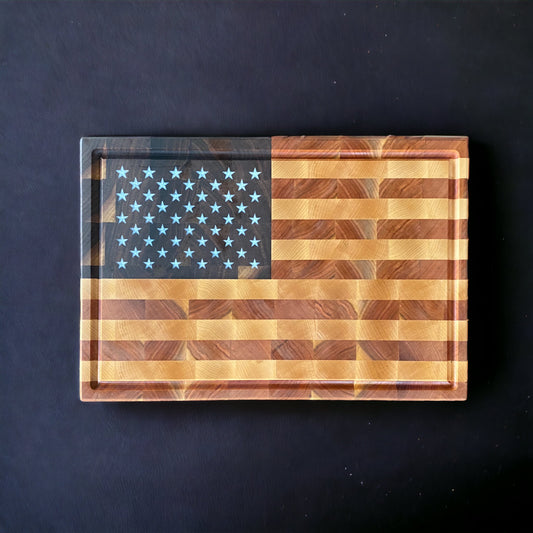 American Flag (End Grain), by Grizzly Blocks image 0